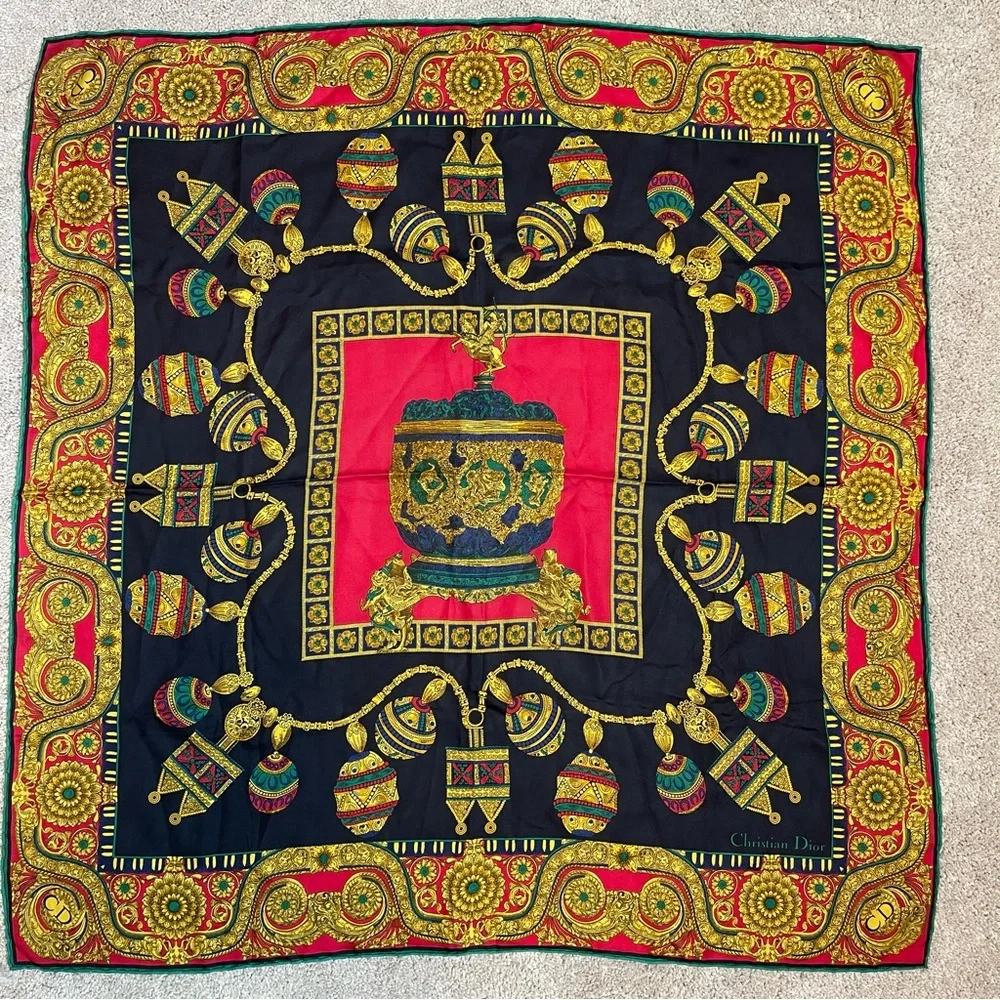 Christian Dior Silk Scarf